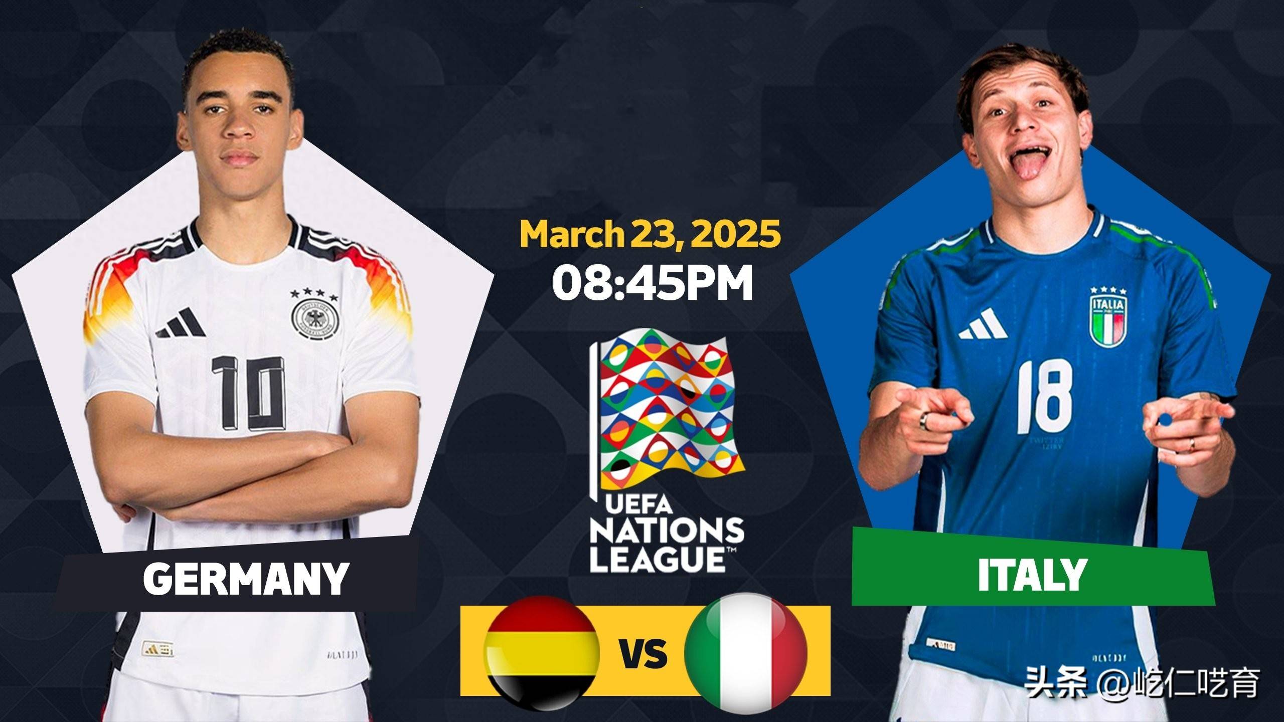 关于意大利力克德国，迪马利亚统治全场的信息